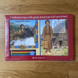 Brand new The American Girls Collection Art Studio and Kaya’s Paper Dolls Activity Set