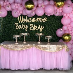 Baby Shower Balloons Garland 
