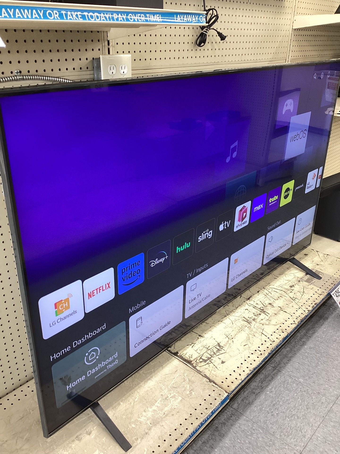 75” 4K LG Smart TV