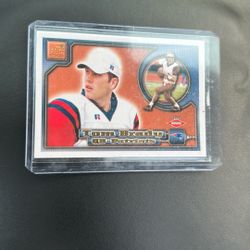 Tom Brady Rookie card