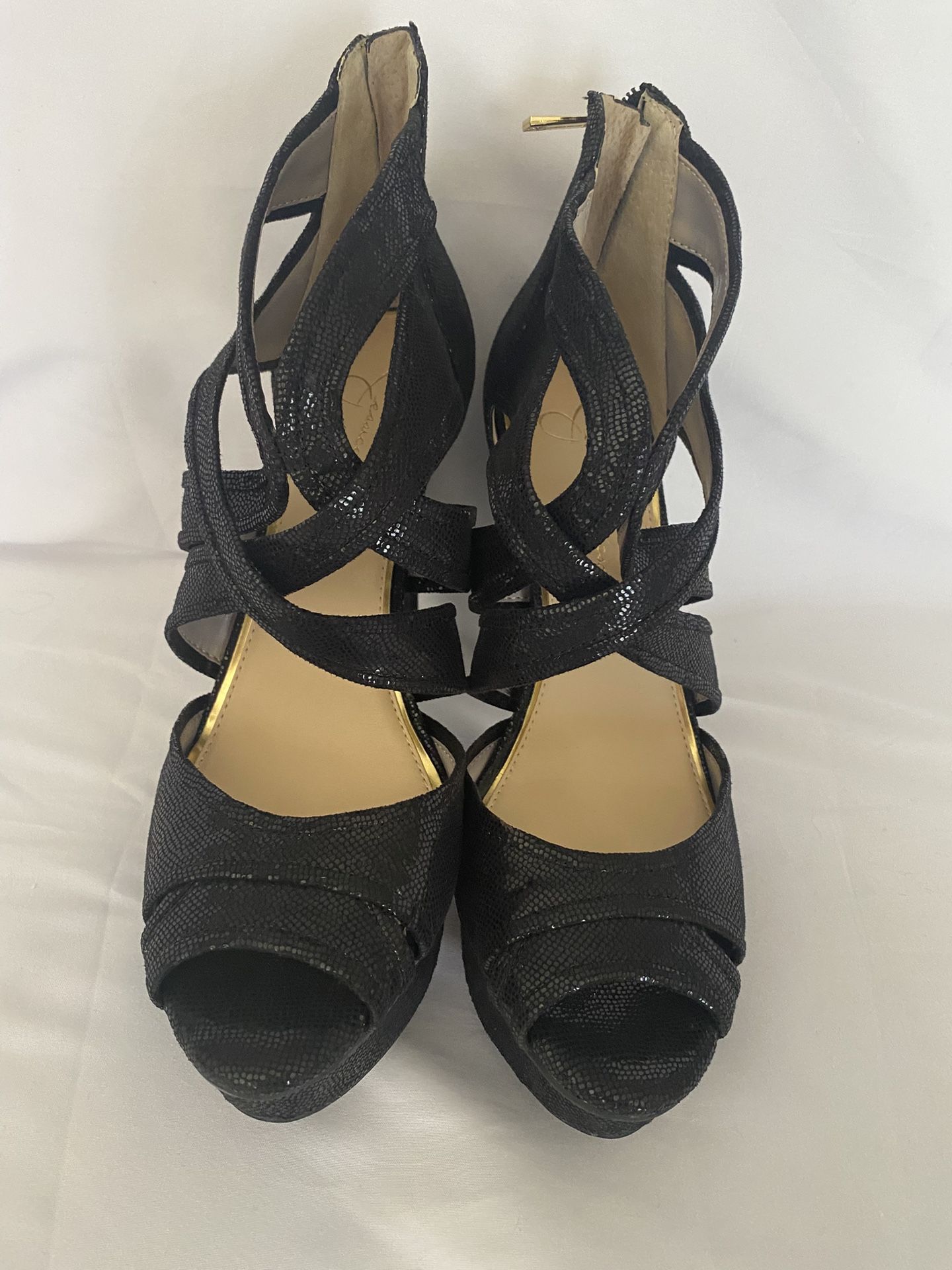 Jessica Simpson Black High Heels