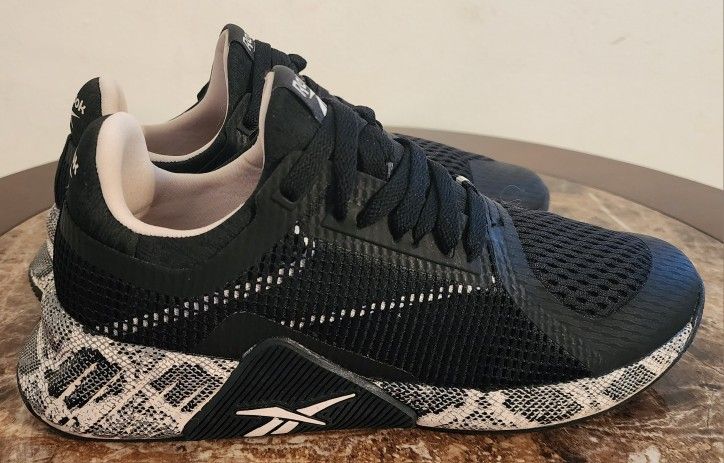 Reebok Women Sneakers, Black Mesh 8.5, New Without Tags Unused