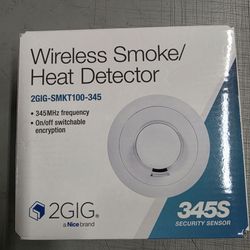 2GIG-SMKT100-345 Wireless Smoke/Heat Detector