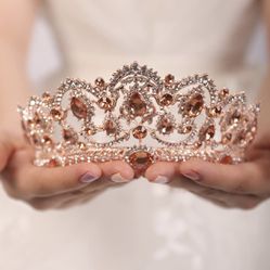 Champagne Crystal Crown 
