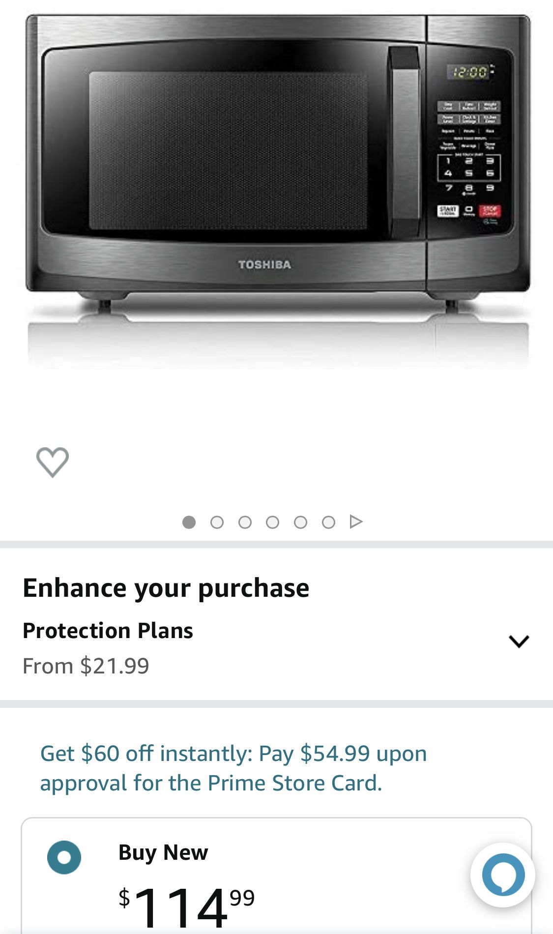 Toshiba Microwave 