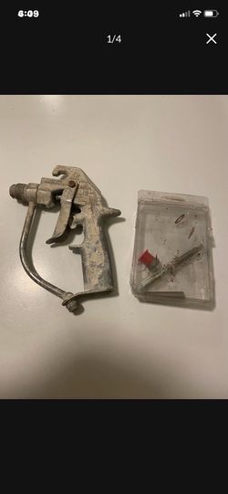 Graco silver plus paint spray  gun with new packing kit