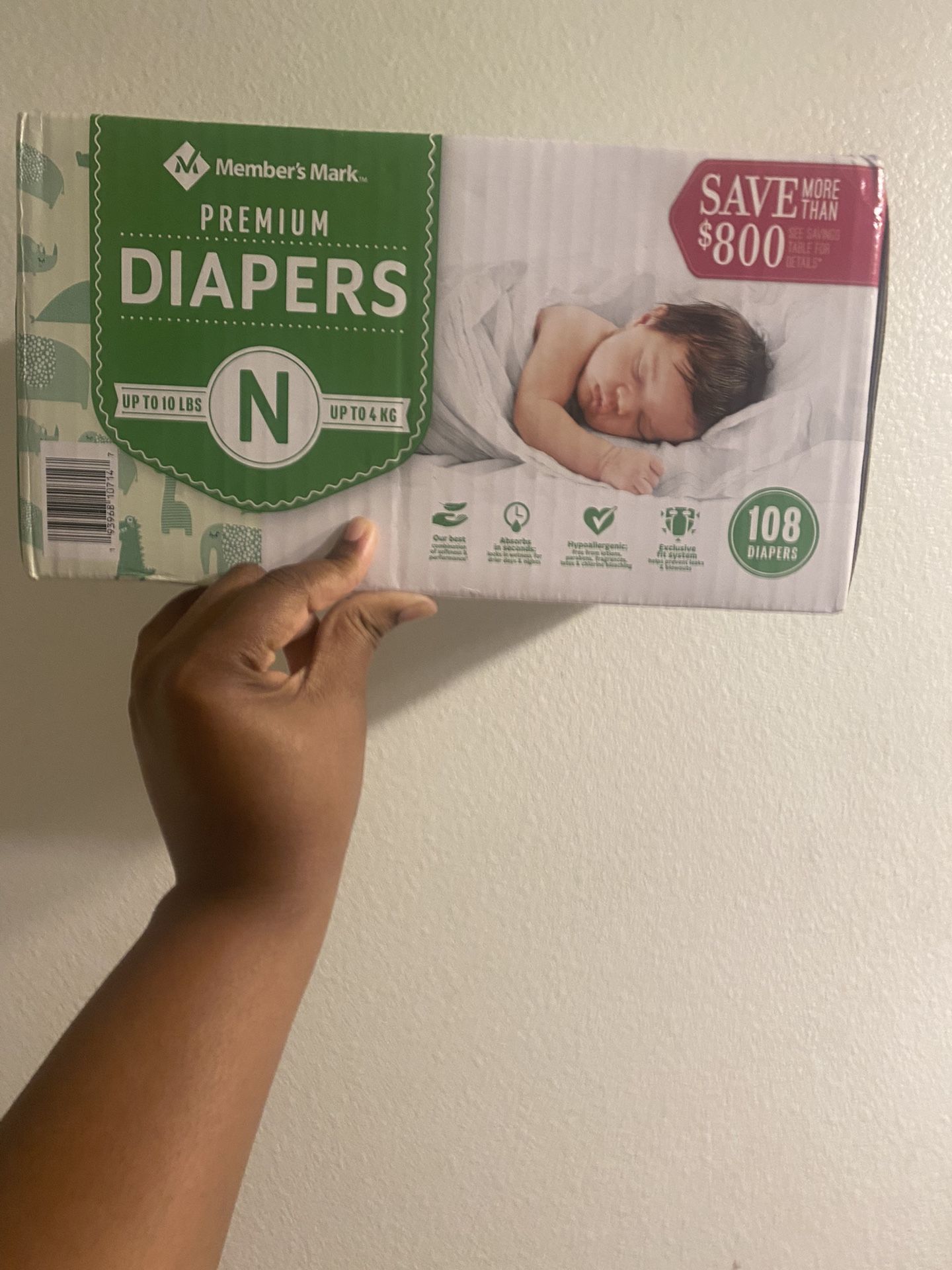 Newborn Diapers And 5 Cans Of Similac