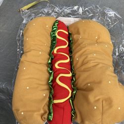  Hot Dog Costume for Pets XLDog Outfit for Halloween 