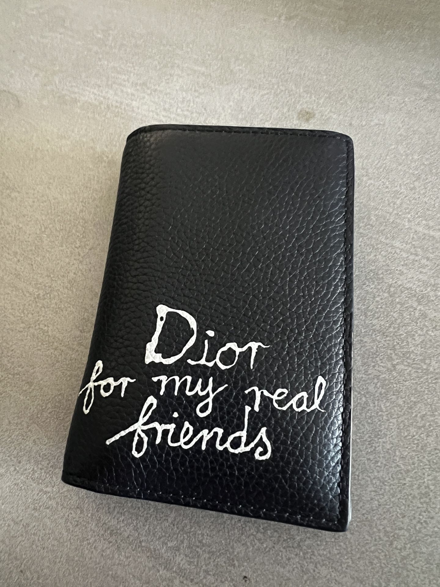 Dior x Hylton Nel Vertical Bifold Card Holder Wallet