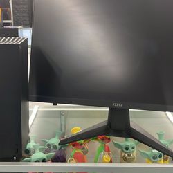 Xbox Series X + MSI Monitor 