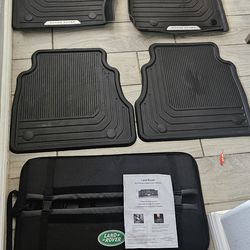 Land Rover Floor Mats and  collapsible cargo organizer