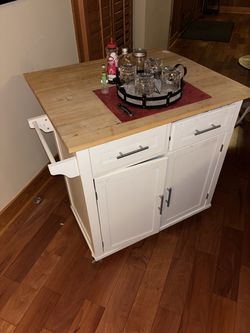 Rolling Bar Cart