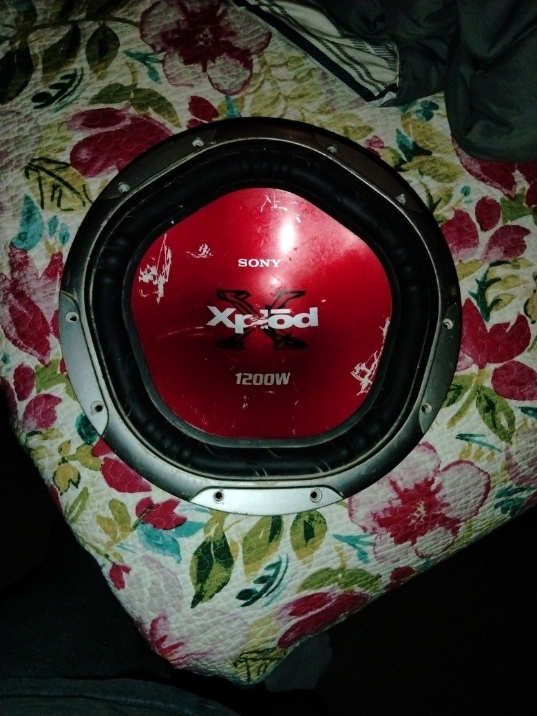 12-in 1200 W Subwoofer