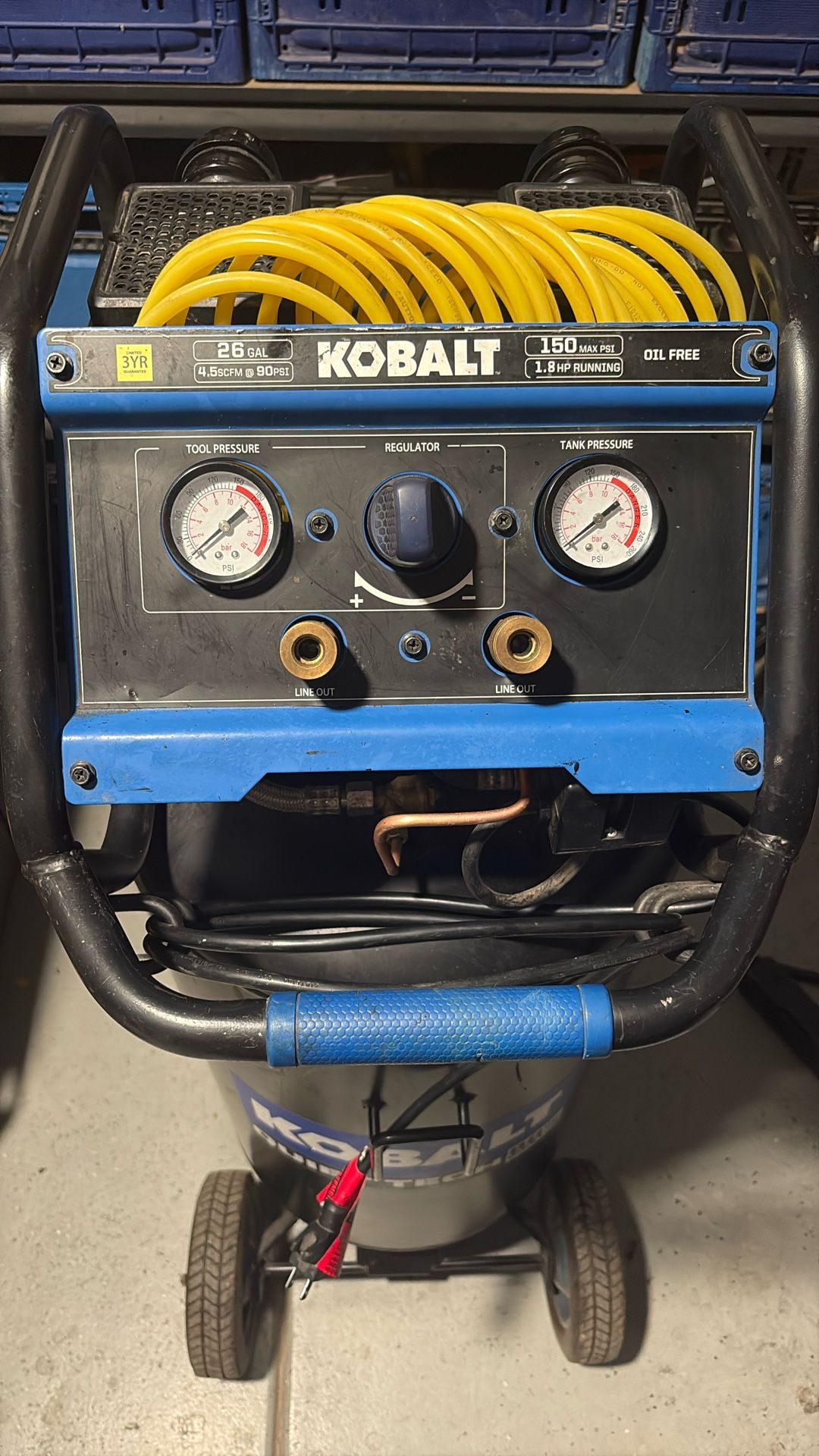 Kobalt compressor