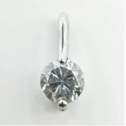 0.40ct Natural Diamond Platinum Pendant (Pt900) 