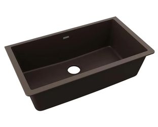 New Elkay Quartz Classic Mocha Single Bowl Sink