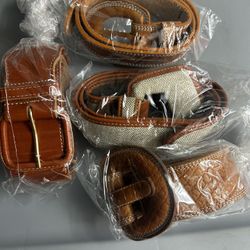 New Women's Fashion Leather Belts Size M And Size S