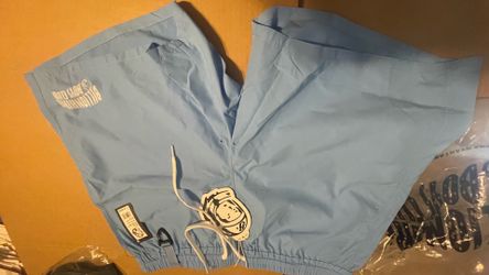 Billionaire boys club light blue, and ICE CREAM yellow shorts