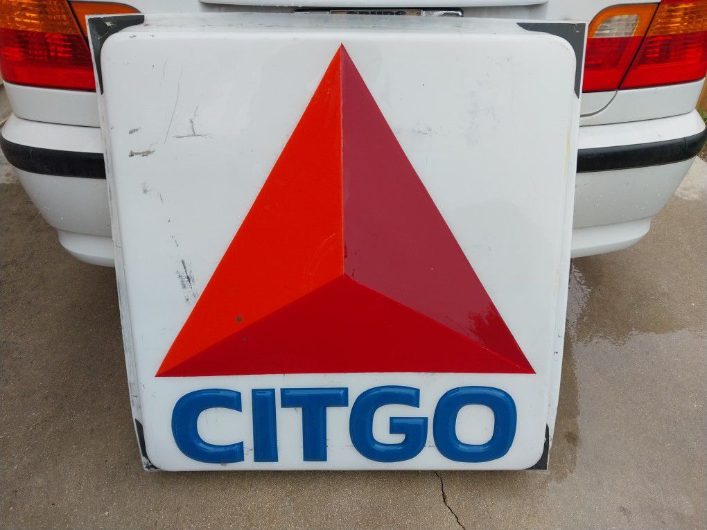 Citgo Gasoline Plastic Sign
