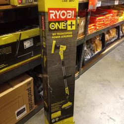 RYOBI ONE + 18V TELESCOPING POWER SCRUBBER (TOOL ONLY)