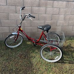 TRUE BICYCLES FOLD AND GO 3 SPEED TRIKE