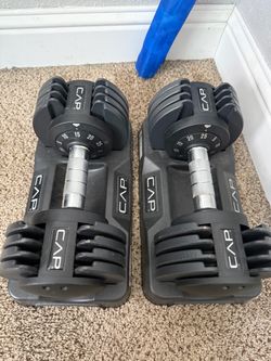 25 Lb Adjustable Dumbells