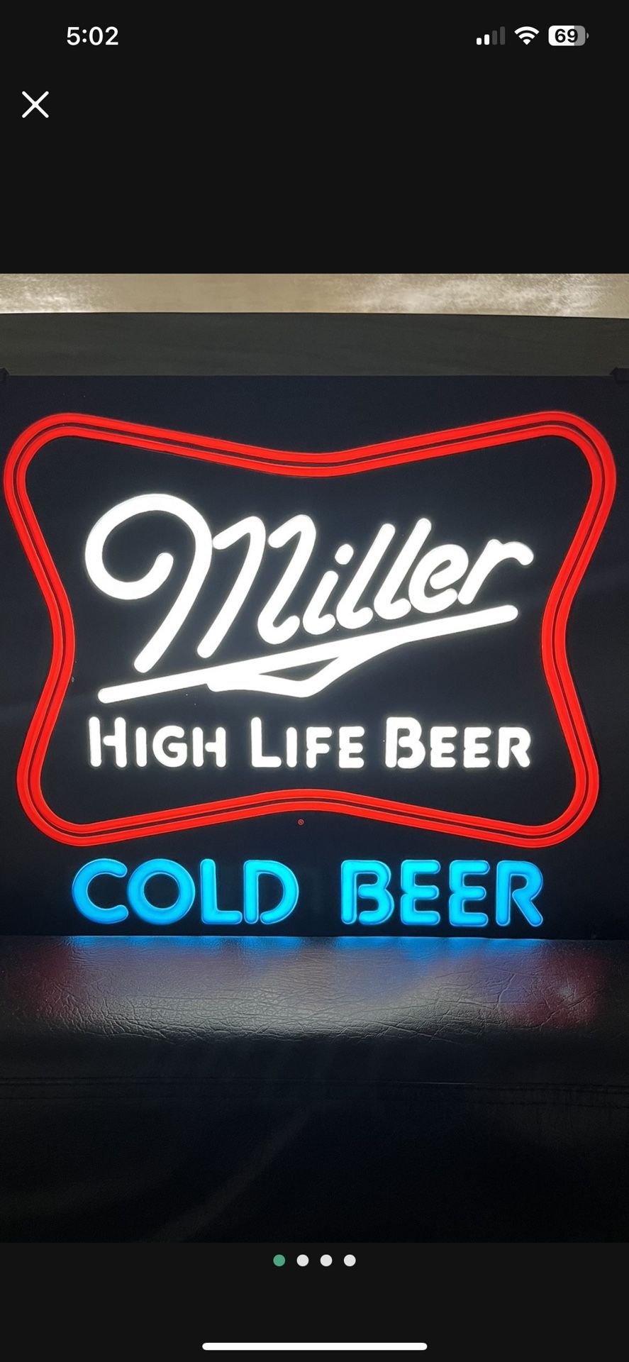 Neon Look / Light Up Sign