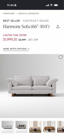 Harmony Sofas by West Elm