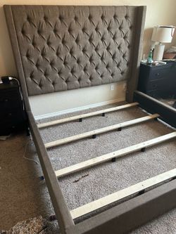 cali king size bed fram