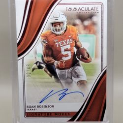 2023 Panini Immaculate- Signature Moves Auto /49 Bijan Robinson