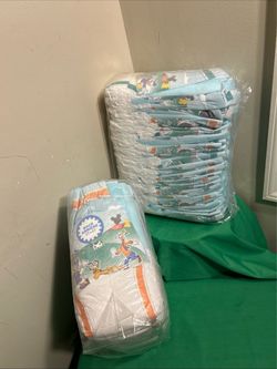 3T-4T Training Disposable Diapers 58Count Cartoon Design Unisex