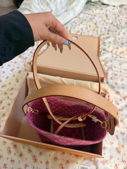 Monogram Denim All In BB Fuchsia