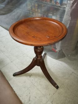 Wooden end table