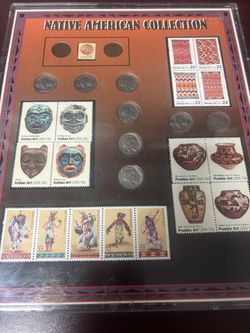 Native American Coin Stamp Collection