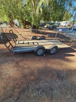 Old-School Buggy Trailer with Ramps $800