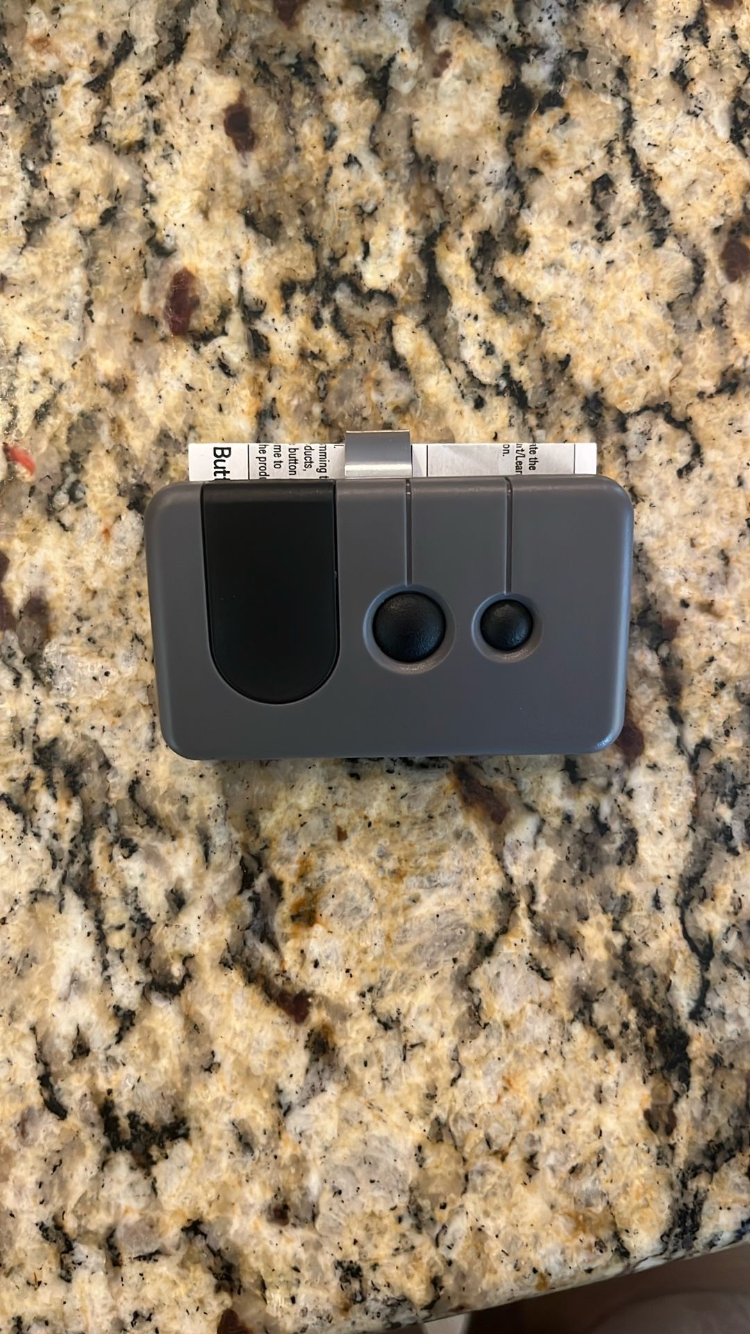 Universal garage door remote