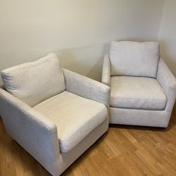 Pair Of Swivel Chairs