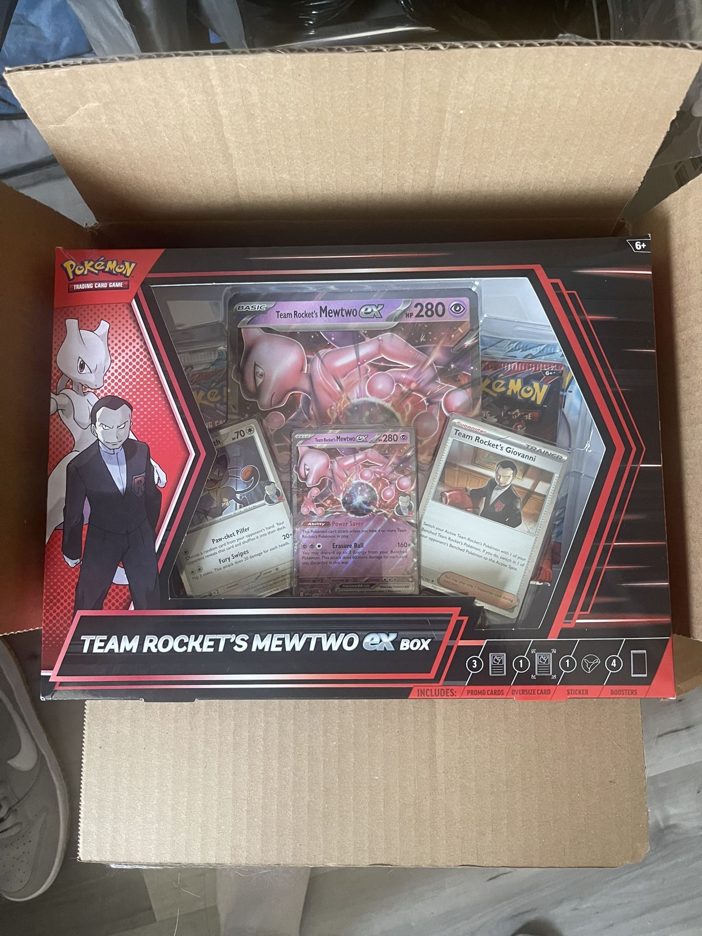 Team Rocket’s Mewtwo Ex Box Pokemon