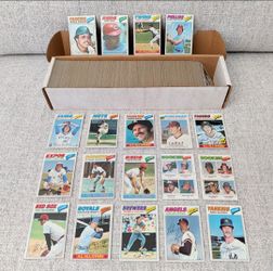 1977 Topps Baseball Card Complete Set MID GRADE Nolan Ryan Andre Dawson Dale Murphy ROOKIE