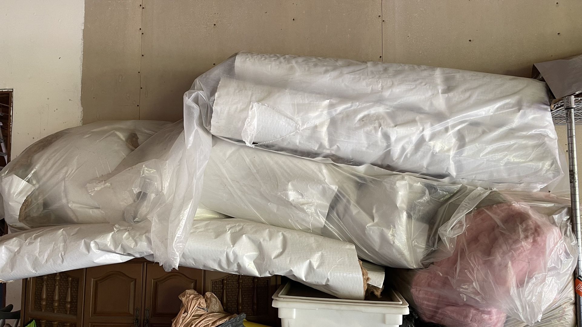 Insulation In Rolls,different Sizes Maybe 8 Rolls