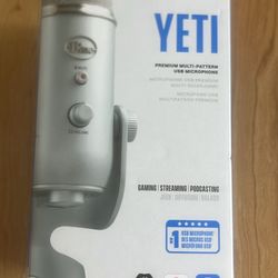 Blue Yeti Premium Multi-Pattern USB Microphone - Logitech for Creators