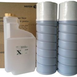 Xerox® OEM 006R01046 2-Pack Black Laser Toner Cartridge and Waste Bin

