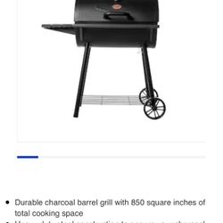 Char Griller With Off Set Box