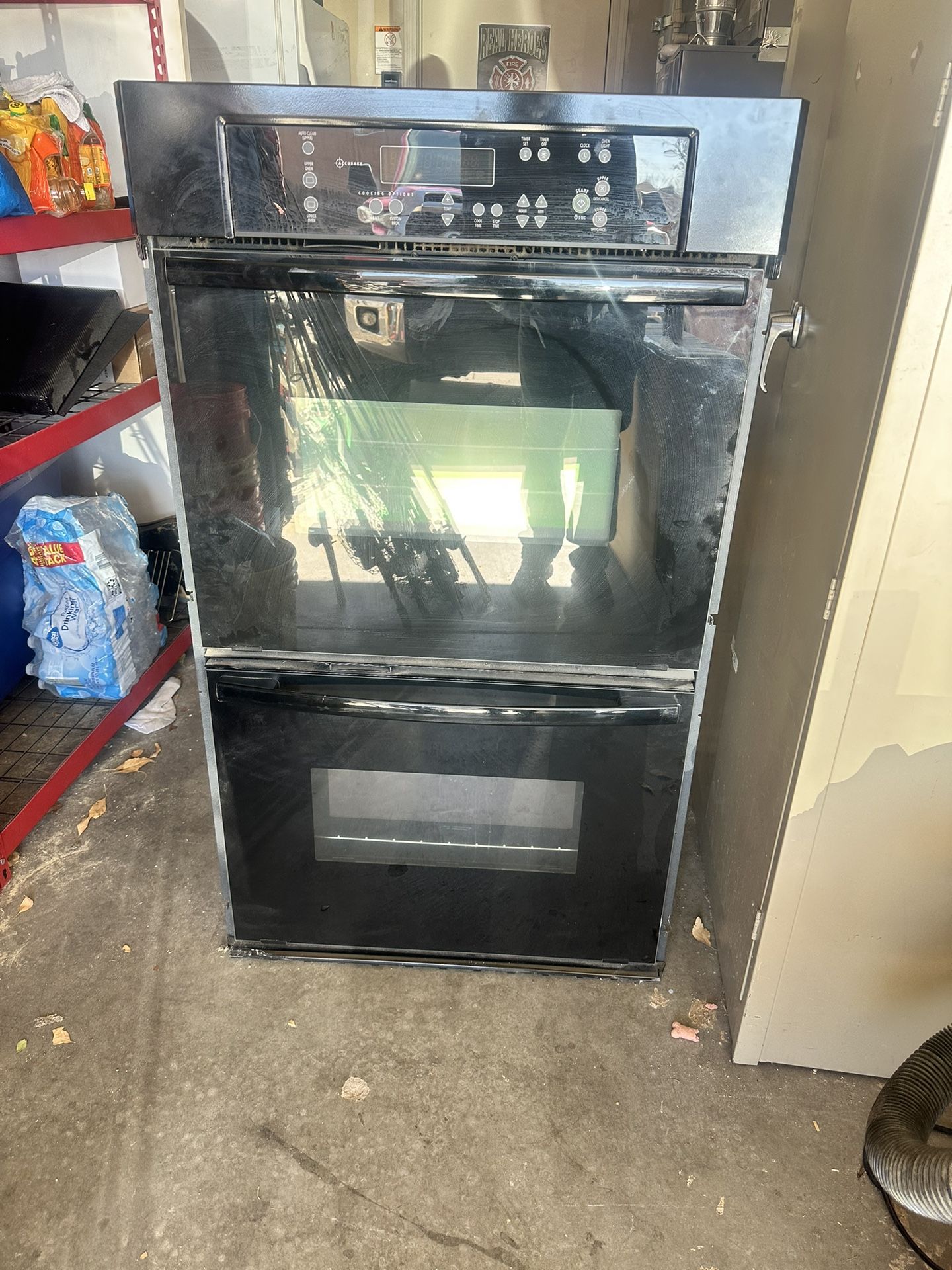 Double Wall Oven Black