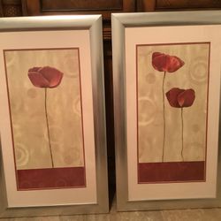 Wall Decor Set Of Two Framed Pictures