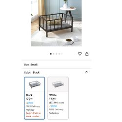 Metal Dog Framed Bed
