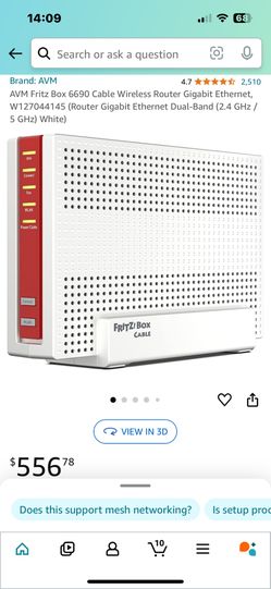  Fritz ! Box 6690 Cable ( NEU WiFi 6 ) 