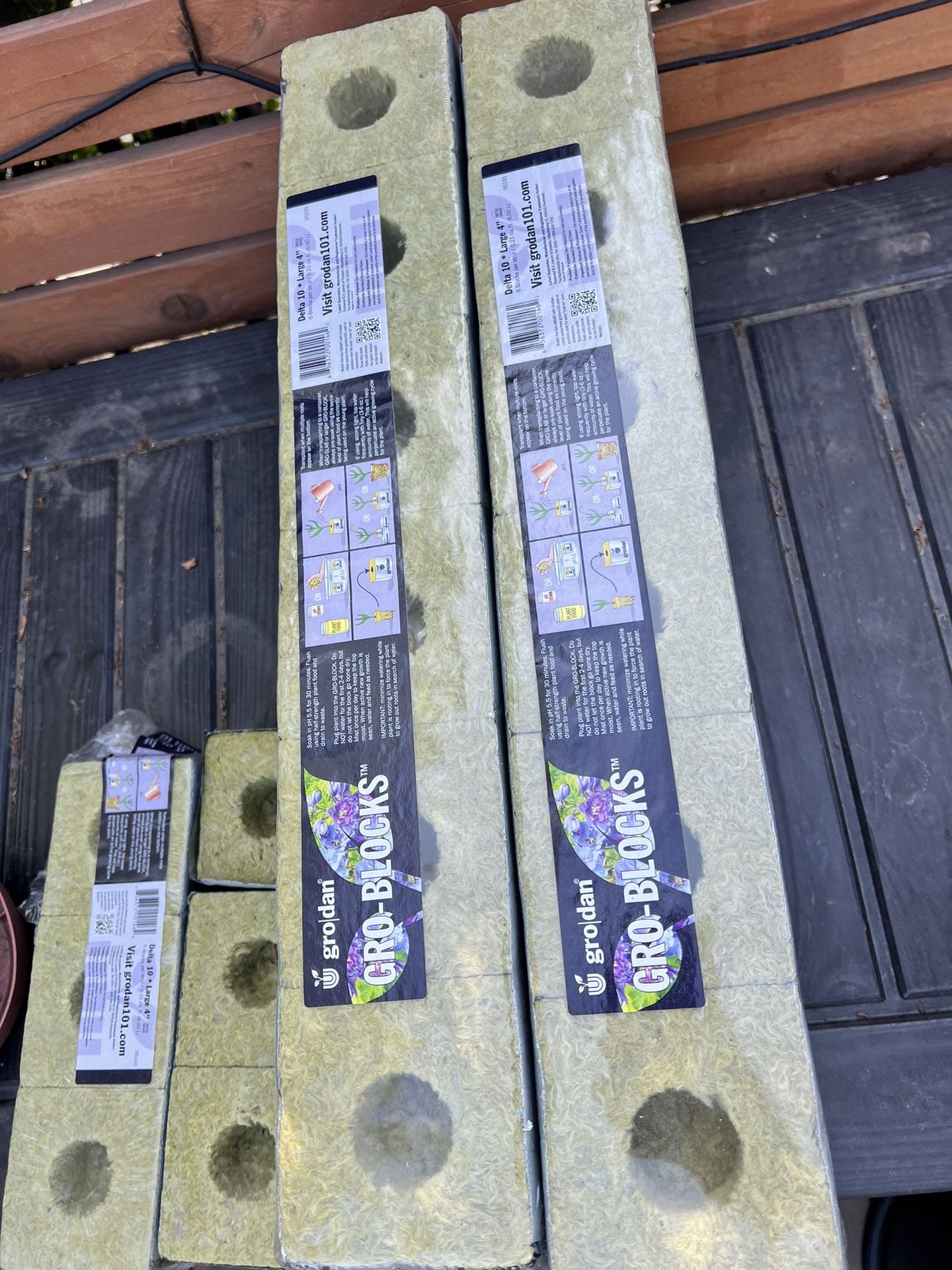 4” Grodan Rockwool