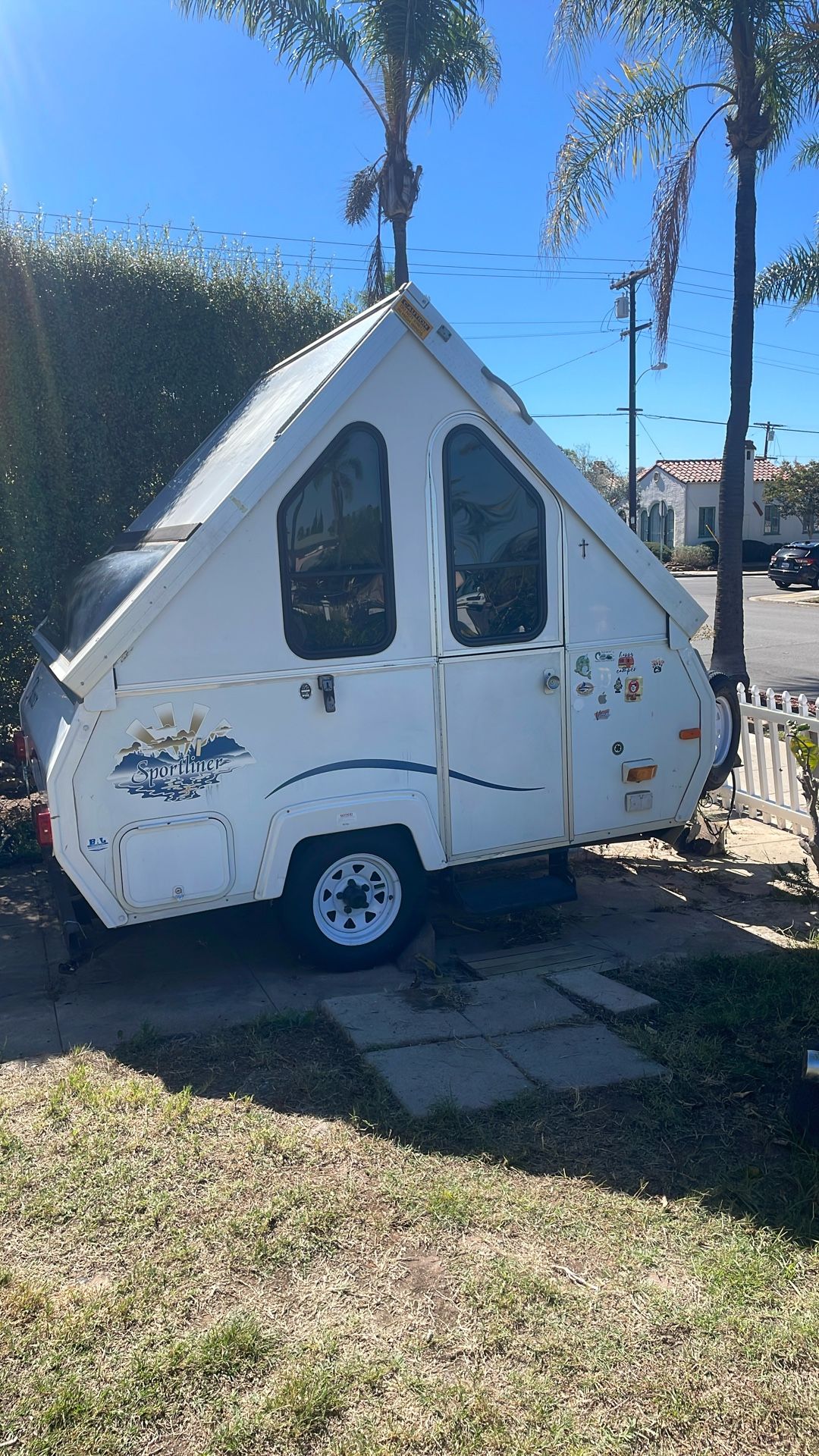 A FRAME CAMPER
