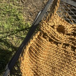 Charming Vintage-Style Drawstring Crochet Pouch Bag